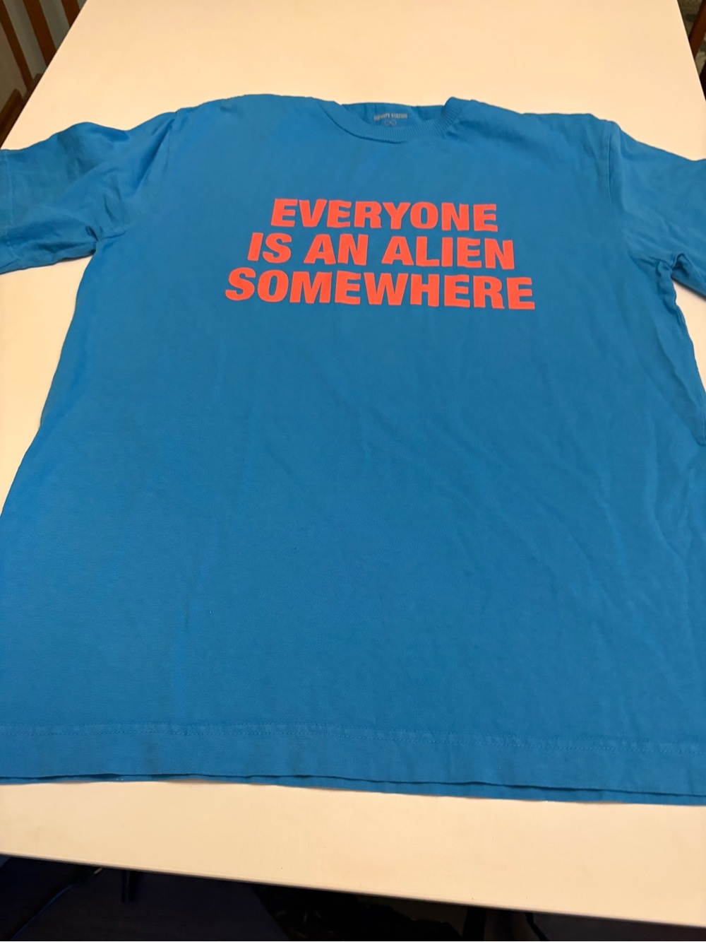 Coldplay Official T shirt men’s large “Everyone is an Alien Somewhere” XL